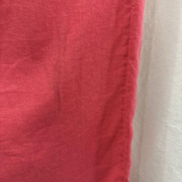 A New Day Coral Linen Wide Leg Pull On Drawstring Pants Womens Size S Beach - Picture 12 of 14